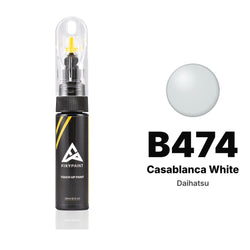 Touch-up paint for Daihatsu B474 Casablanca White, Basic kit