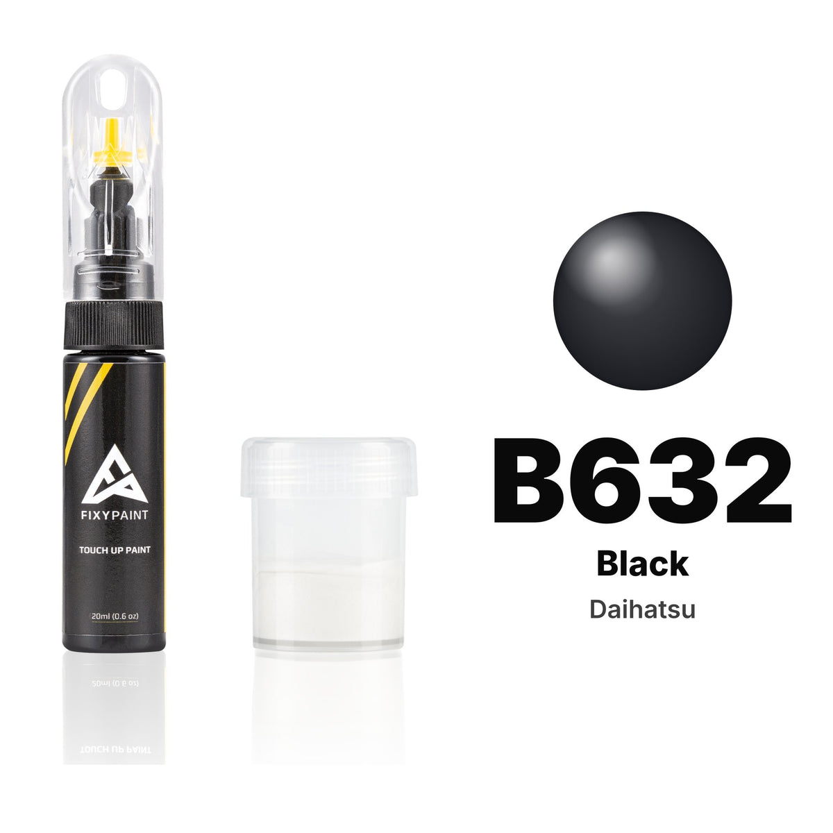 Touch-up paint for Daihatsu B632 Black, Standard kit