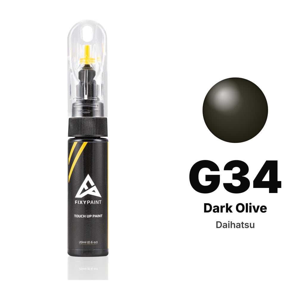 Touch-up paint for Daihatsu G34 Dark Olive, Basic kit