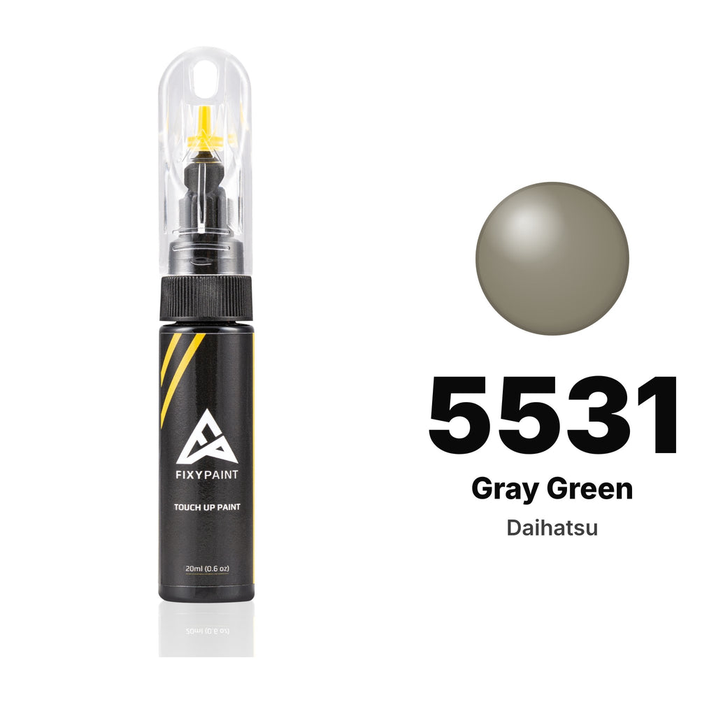 Touch-up paint for Daihatsu 5531 Gray Green, Basic kit