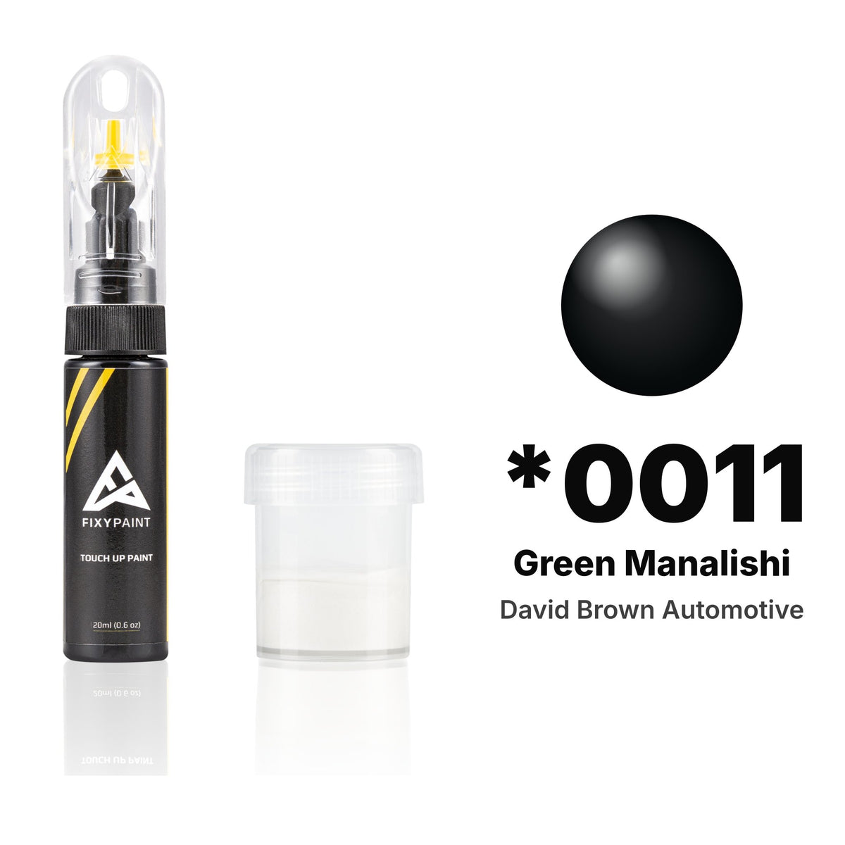 Touch-up paint for David Brown Automotive 0011 Green Manalishi, Standard kit