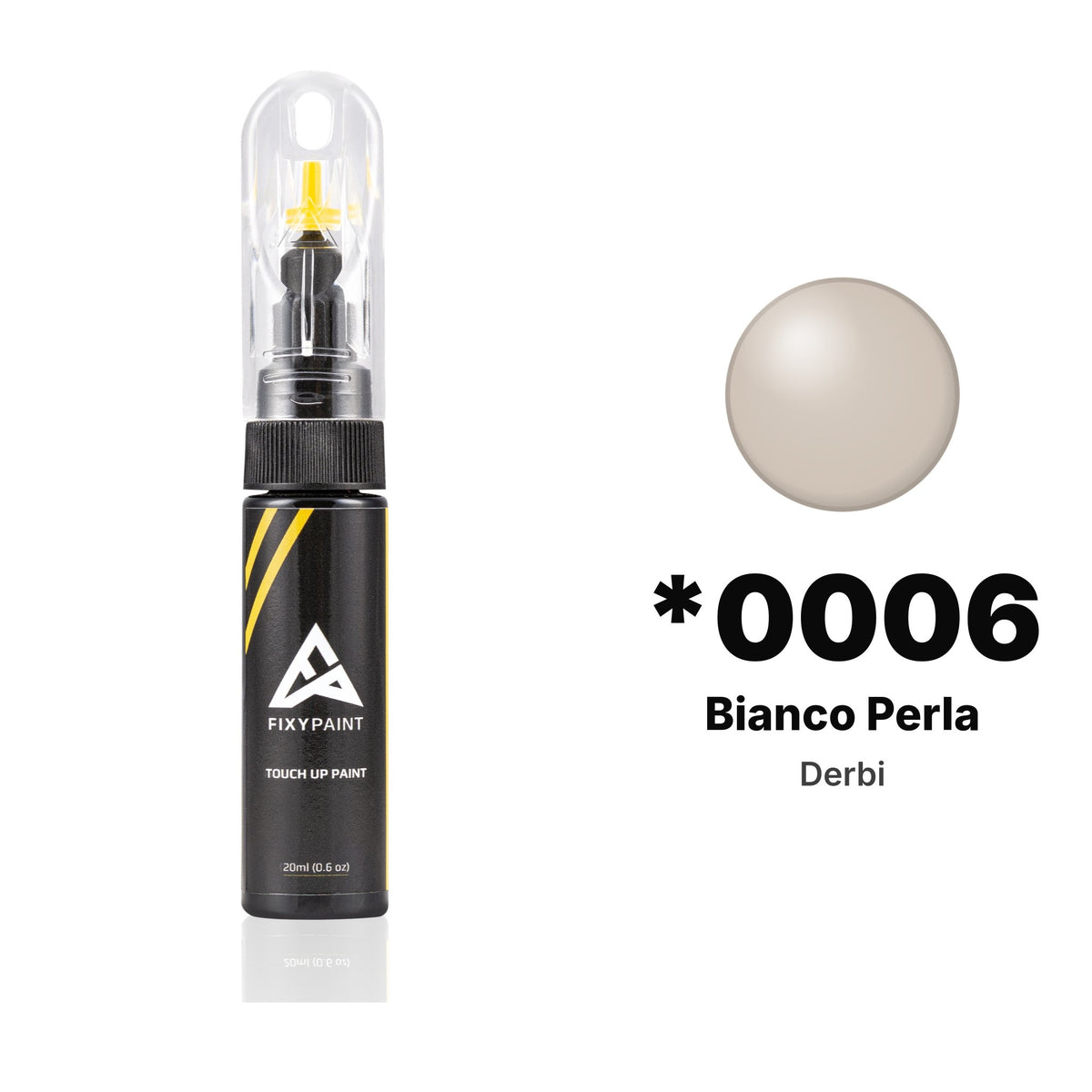 Derbi *0006 Bianco Perla touch-up paint, Basic kit