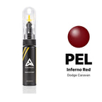 Touch-up paint for Dodge Caravan PEL Inferno Red, Basic kit