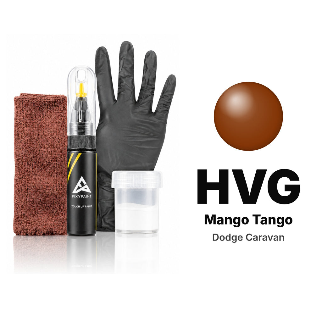 Touch-up paint for Dodge Caravan HVG Mango Tango, Complete kit