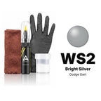 Touch-up paint for Dodge Dart WS2 Bright Silver, Complete kit