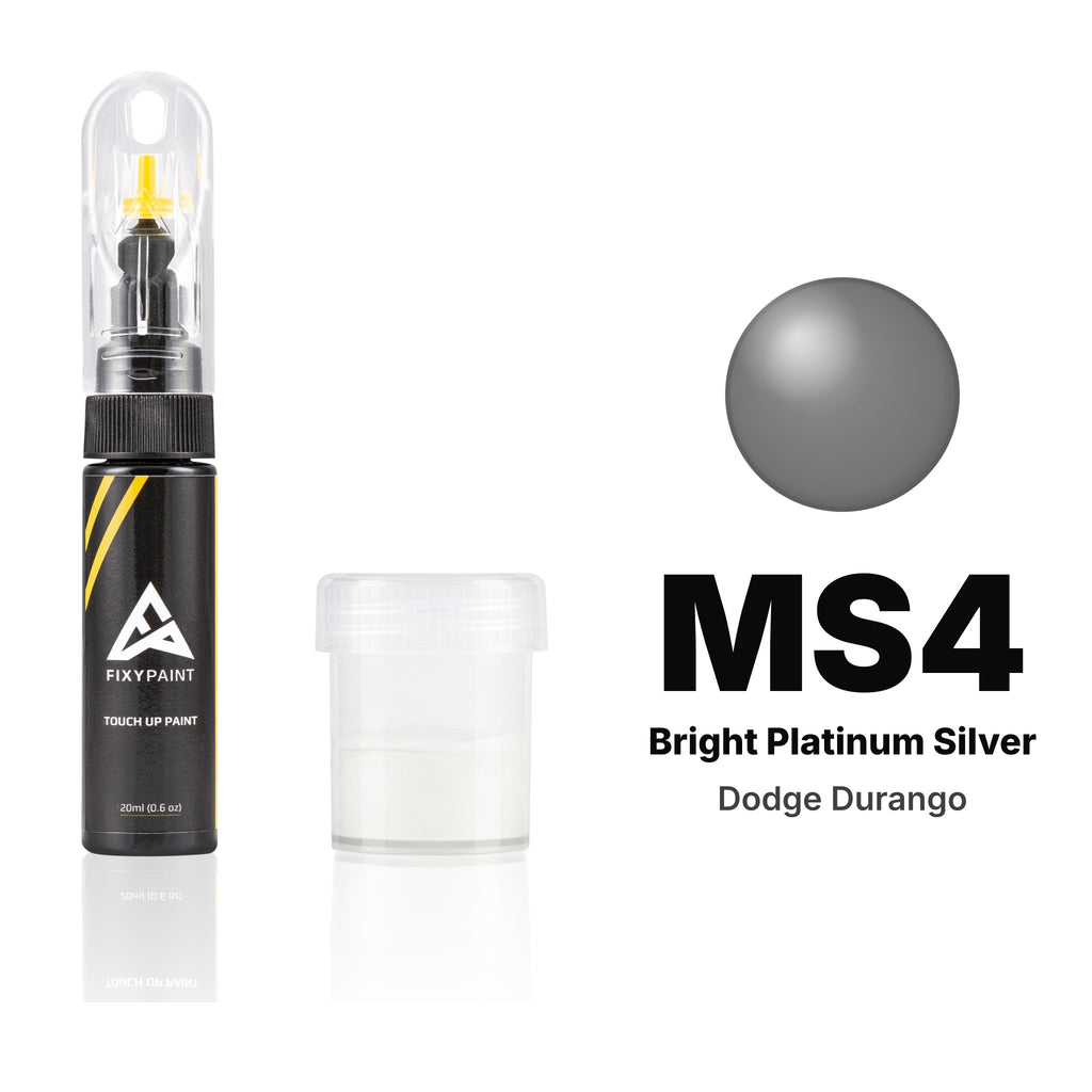 Touch-up paint for Dodge Durango MS4 Bright Platinum Silver, Standard kit