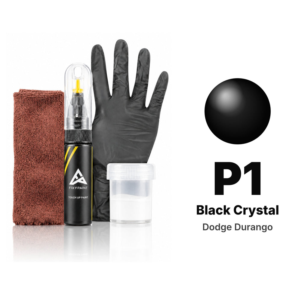 Touch-up paint for Dodge Durango P1 Black Crystal, Complete kit