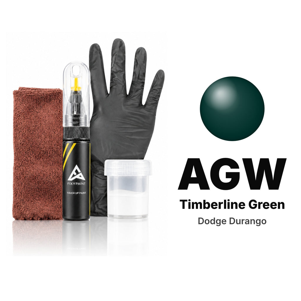 Touch-up paint for Dodge Durango AGW Timberline Green, Complete kit