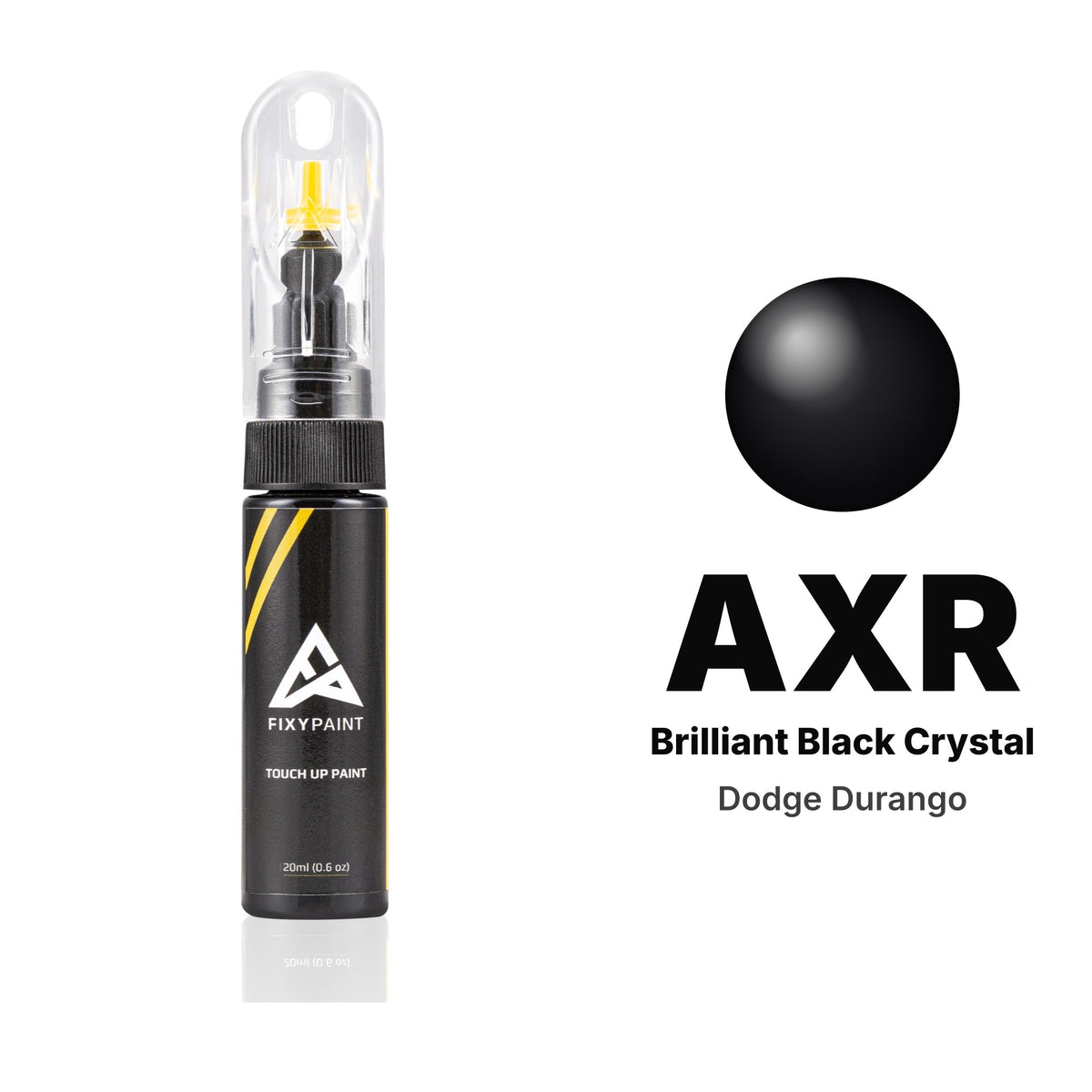 Touch-up paint for Dodge Durango AXR Brilliant Black Crystal, Basic kit