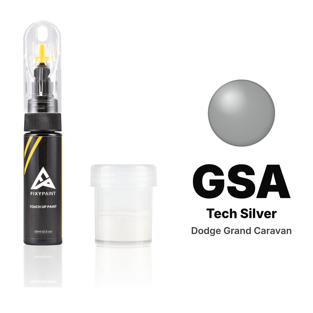 Touch-up paint for Dodge Grand Caravan GSA Tech Silver, Standard kit