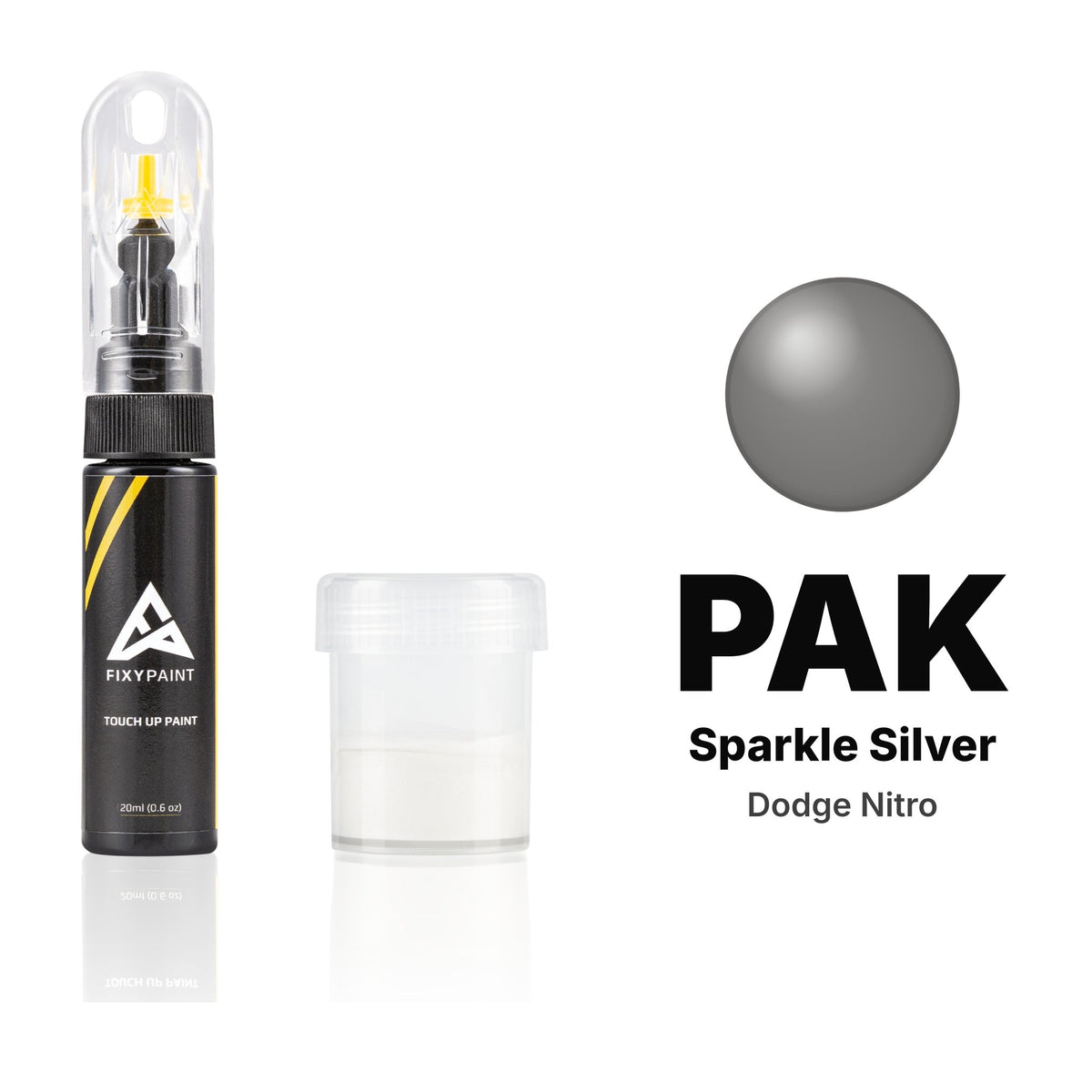 Lackstift für Dodge Nitro – PAK Sparkle Silver (2007–2012), Set Standard