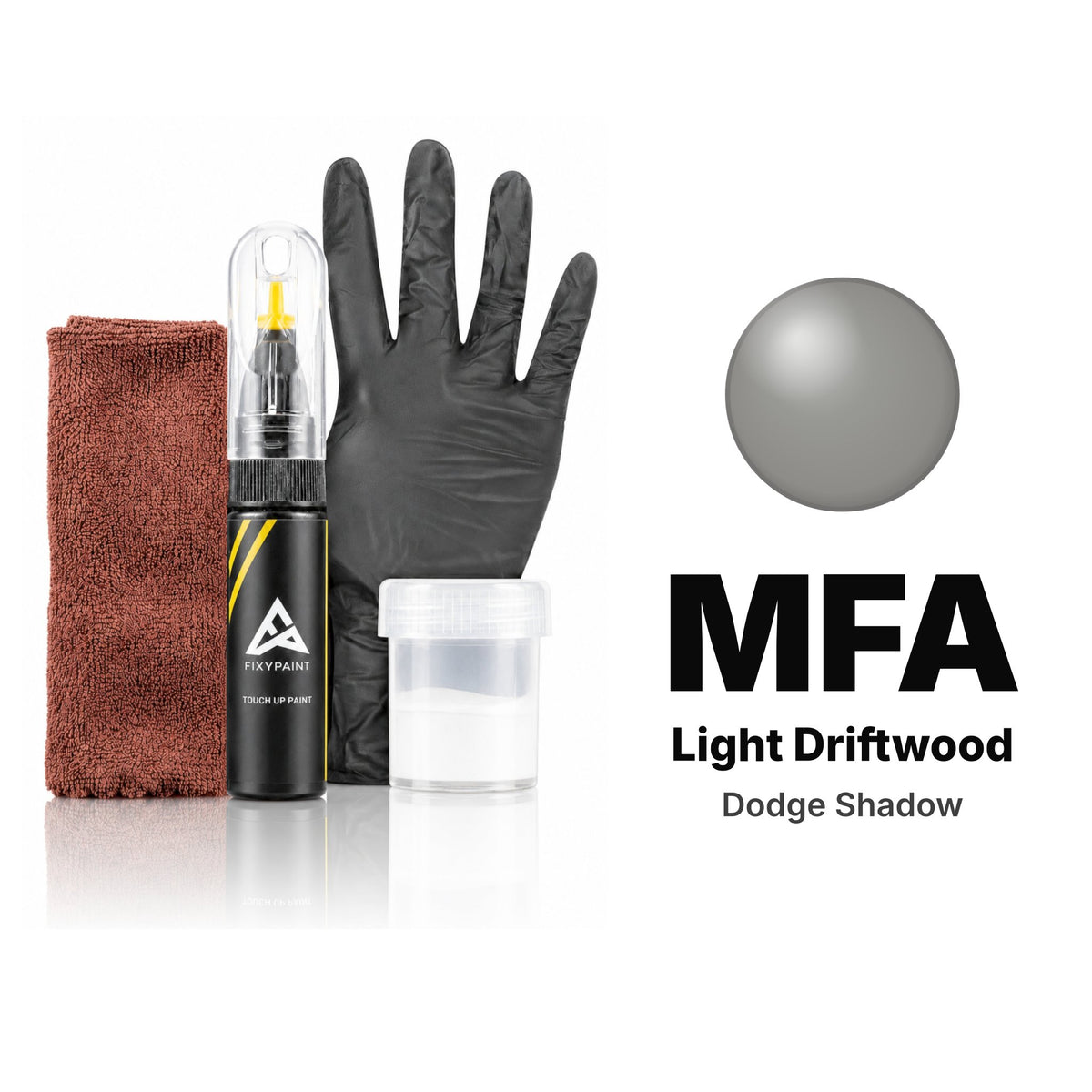 Touch-up paint for Dodge Shadow MFA Light Driftwood, Complete kit