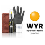 Touch-up paint for Dodge Viper WYR Viper Race Yellow, Complete kit