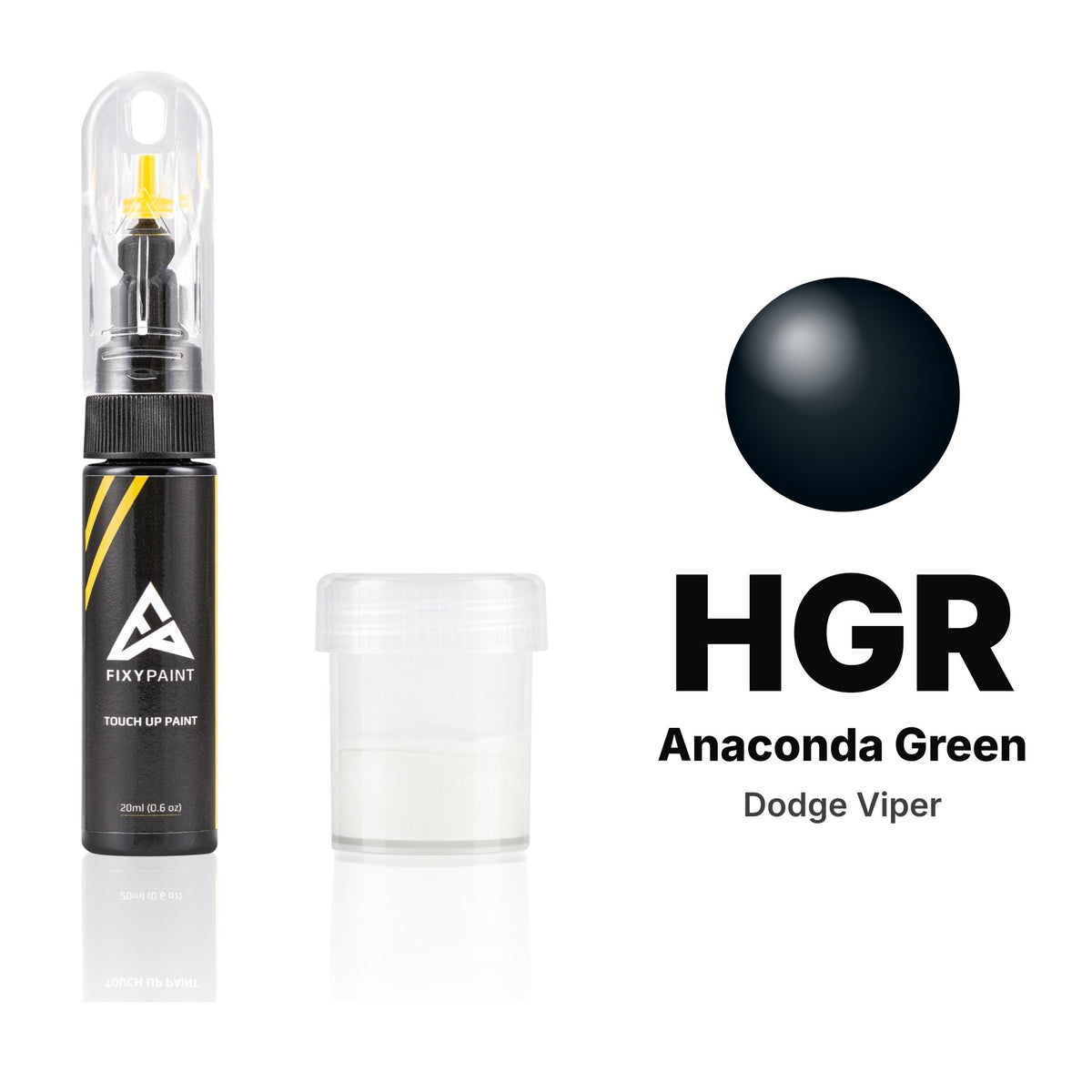 Touch-up paint for Dodge Viper HGR Anaconda Green, Standard kit