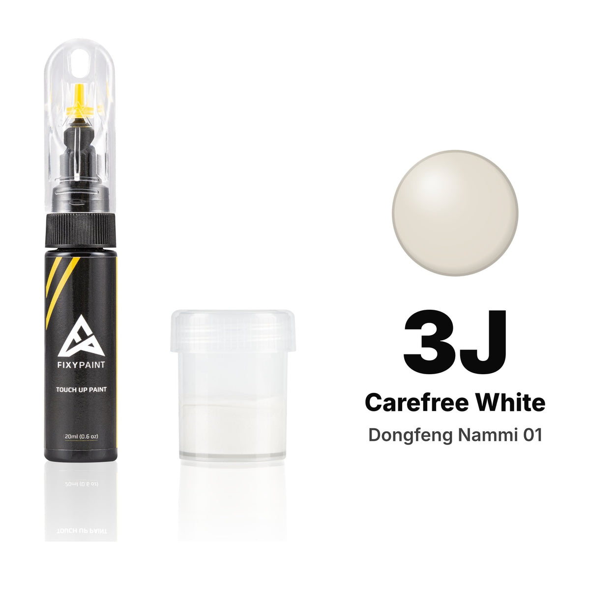 Touch-up paint for Dongfeng Nammi 01 3J Carefree White, Standard kit