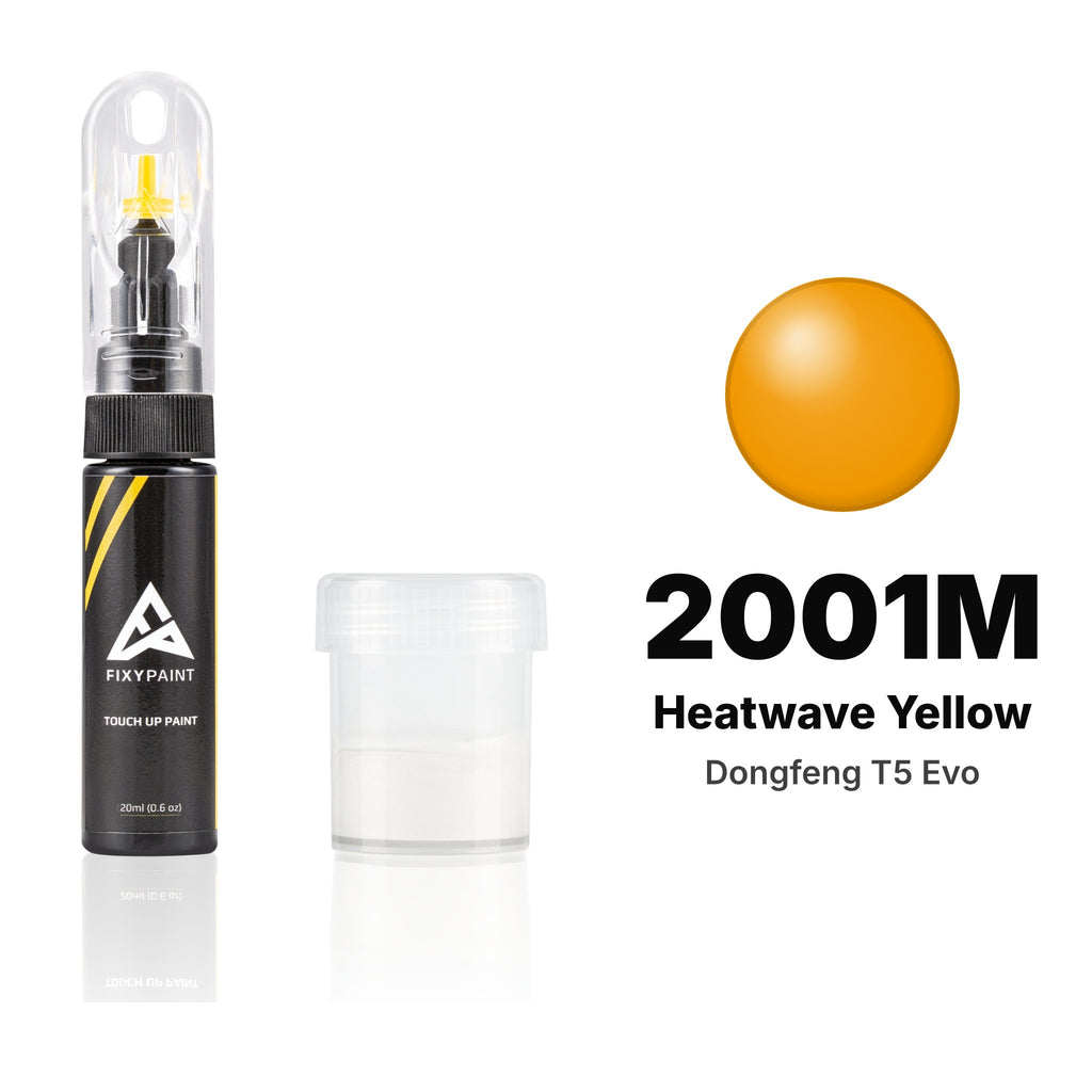 Touch-up paint for Dongfeng T5 Evo 2001M Heatwave Yellow, Standard kit