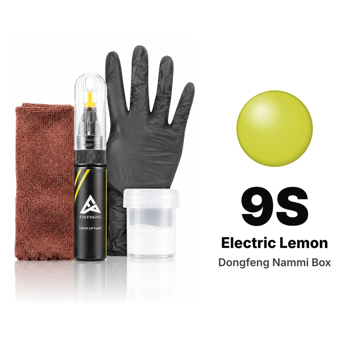 Touch-up paint for Dongfeng Nammi Box 9S Electric Lemon, Complete kit