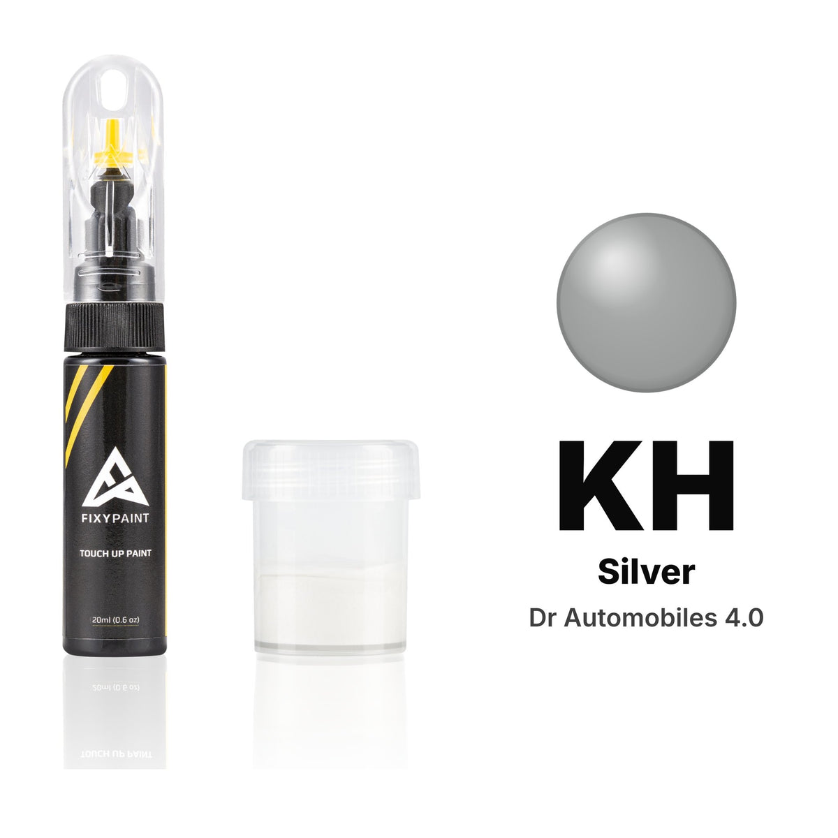 Touch-up paint for Dr Automobiles 4.0 KH Silver, Standard kit