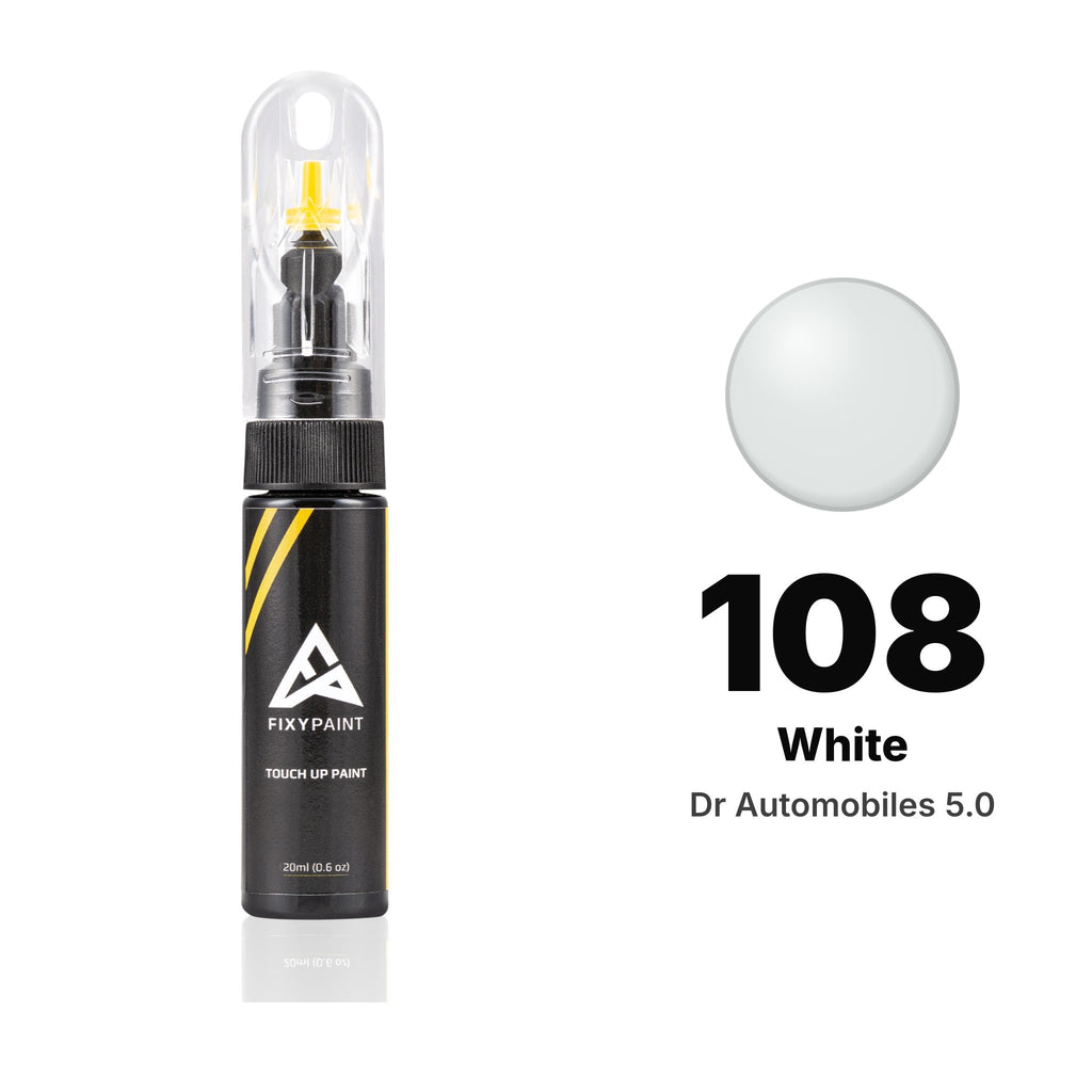 Touch-up paint for Dr Automobiles 5.0 108 White, Basic kit