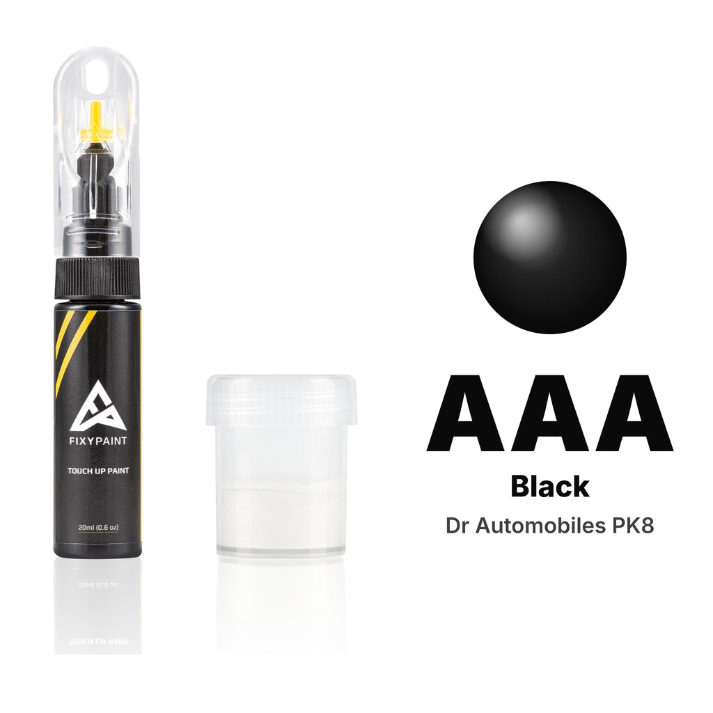 Touch-up paint for Dr Automobiles PK8 AAA Black, Standard kit