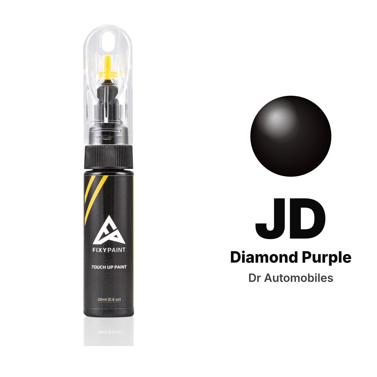 Touch-up paint for Dr Automobiles JD Diamond Purple, Basic kit
