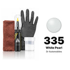 Vernice ritocco per DR Automobiles – 335 White Pearl (tutti i modelli, 2023), kit Completo