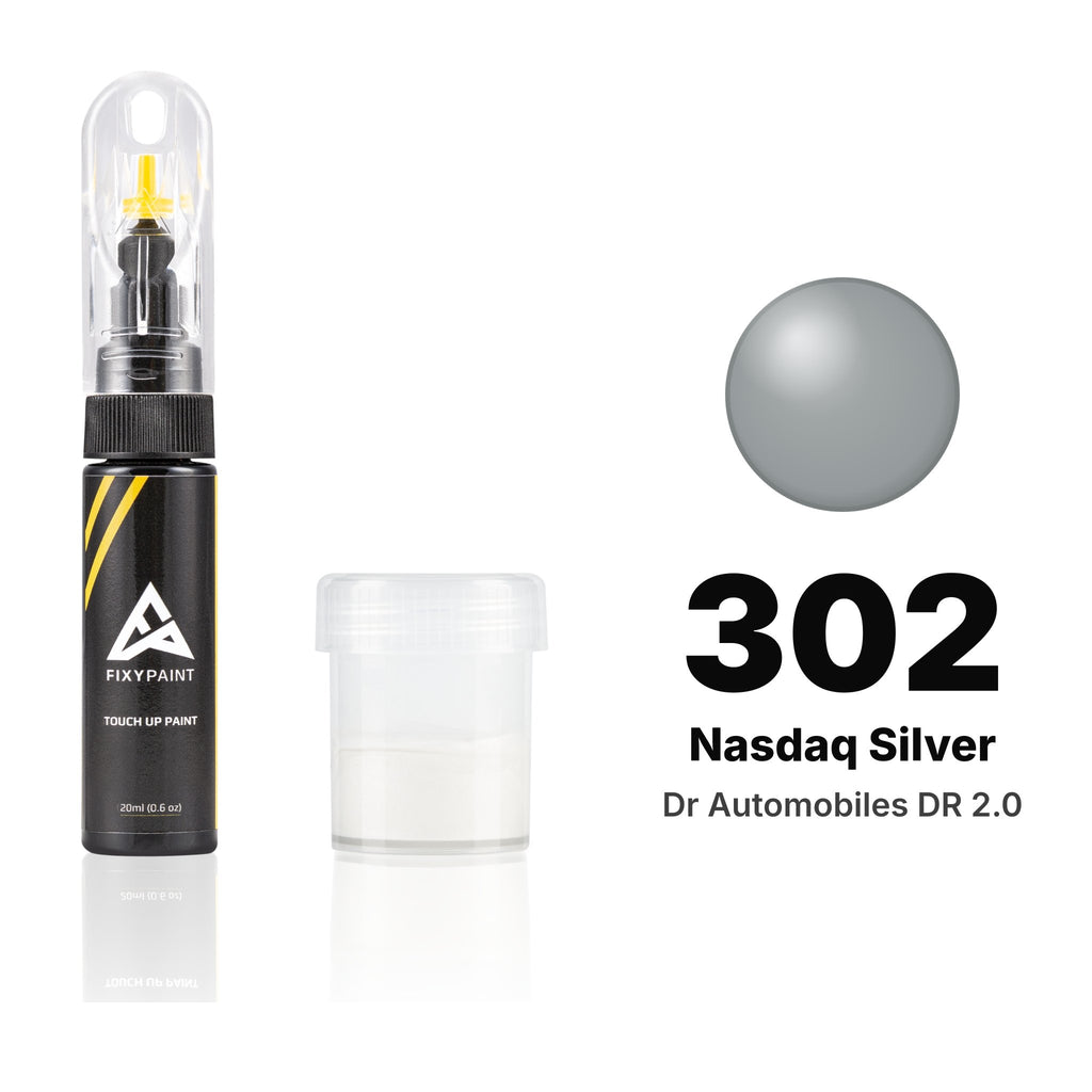 Touch-up paint for Dr Automobiles DR 2.0 302 Nasdaq Silver, Standard kit