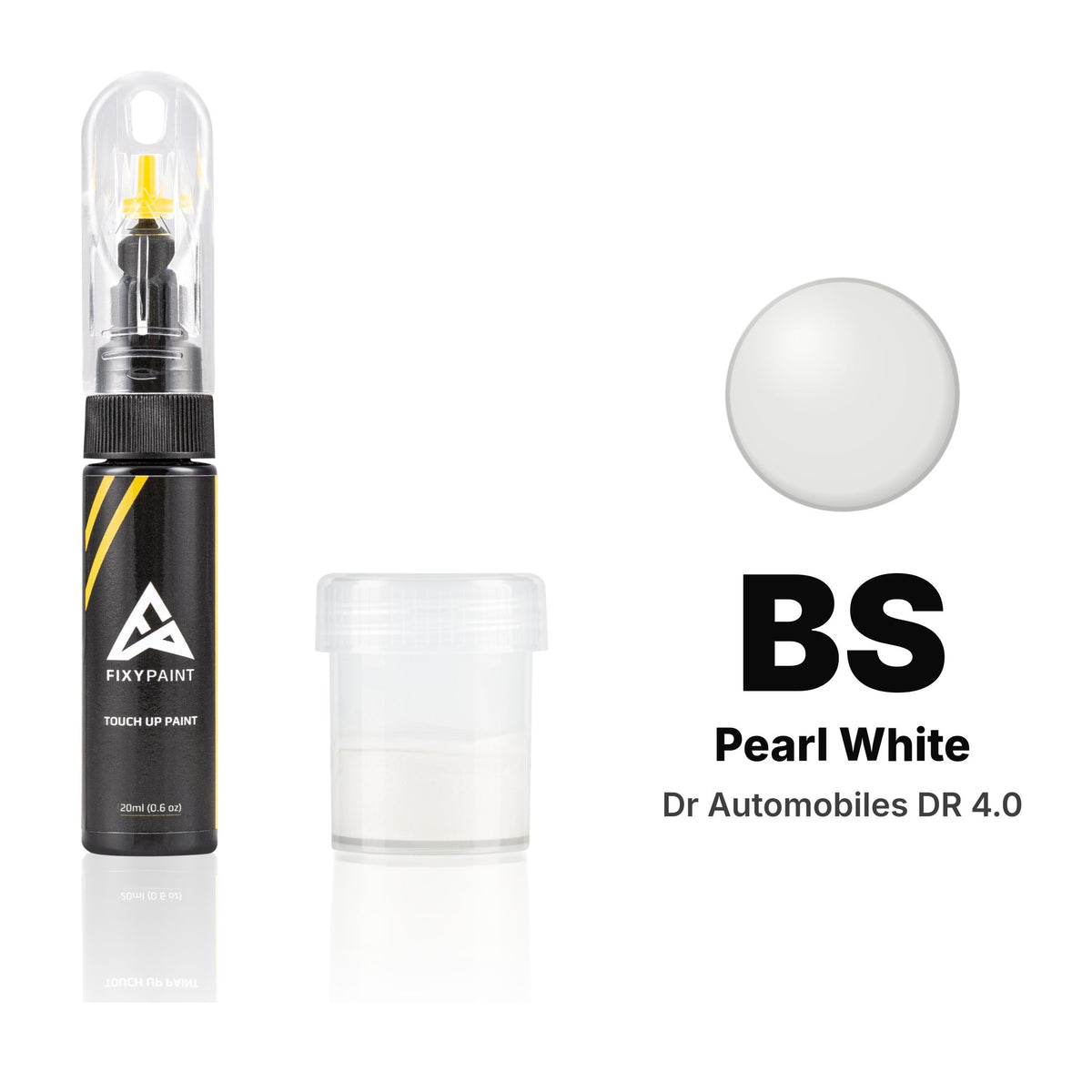 Touch-up paint for Dr Automobiles DR 4.0 BS Pearl White, Standard kit