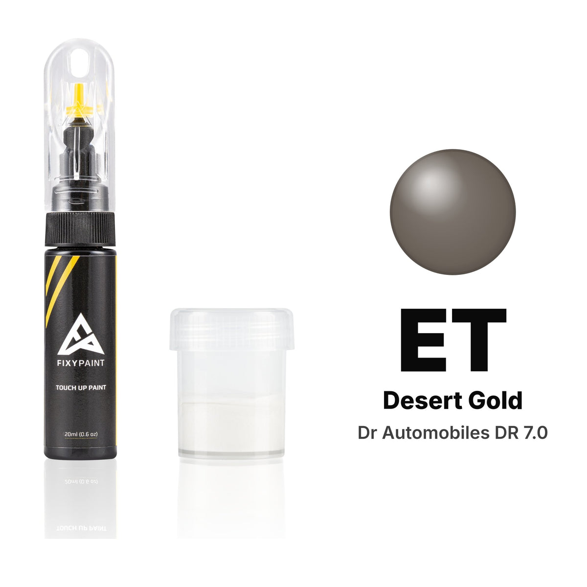 Touch-up paint for Dr Automobiles DR 7.0 ET Desert Gold, Standard kit