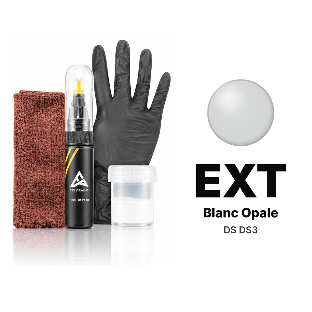 Peinture de retouche pour DS DS3 – EXT Blanc Opale (2011–2013), kit Complet