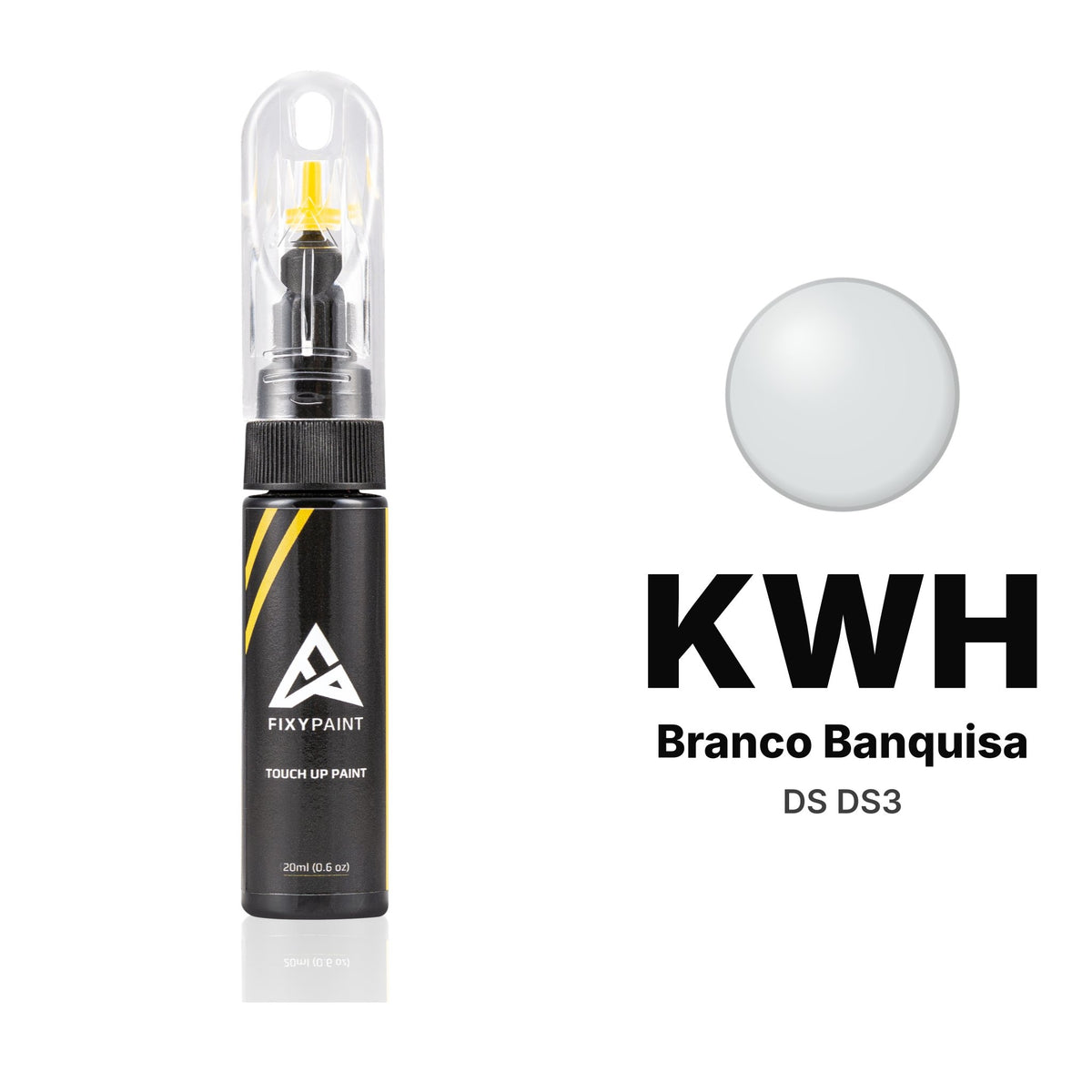Vernice ritocco per DS DS3 – KWH Branco Banquisa (2012), kit Base