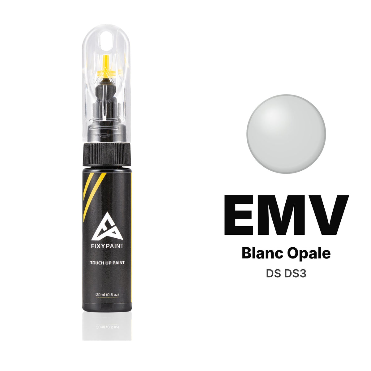 Pintura de retoque para DS DS3 – EMV Blanc Opale (2013–2017), kit Básico