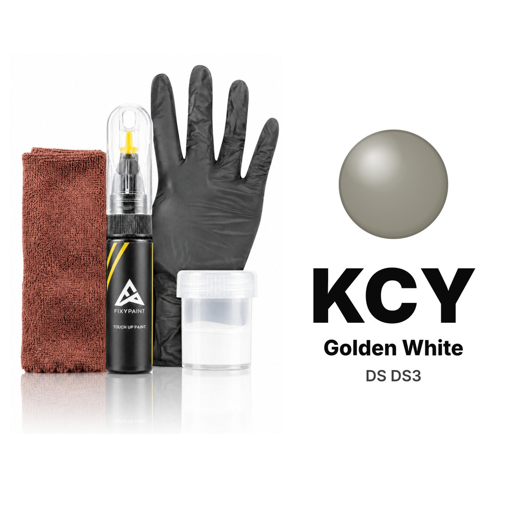 Touch-up paint for DS DS3 KCY Golden White, Complete kit