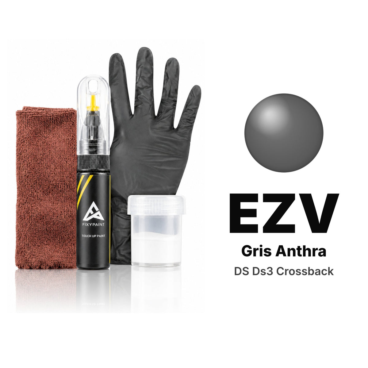 Touch-up paint for DS 3 Crossback EZV Gris Anthra, Complete kit