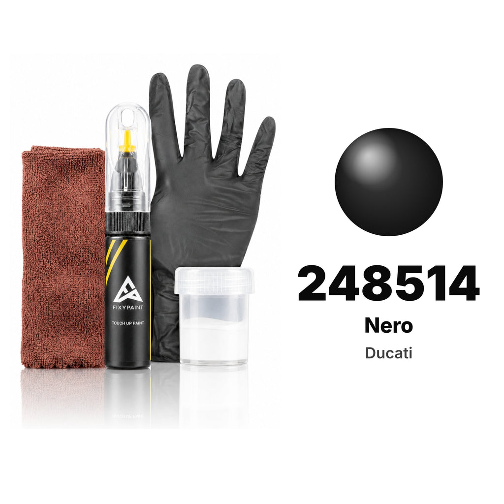 Touch-up paint for Ducati 248514 Nero, Complete kit