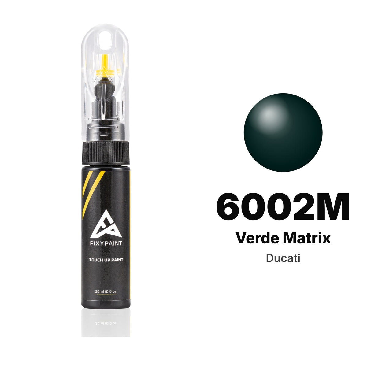 Ducati 6002M Verde Matrix touch-up paint, Basic kit