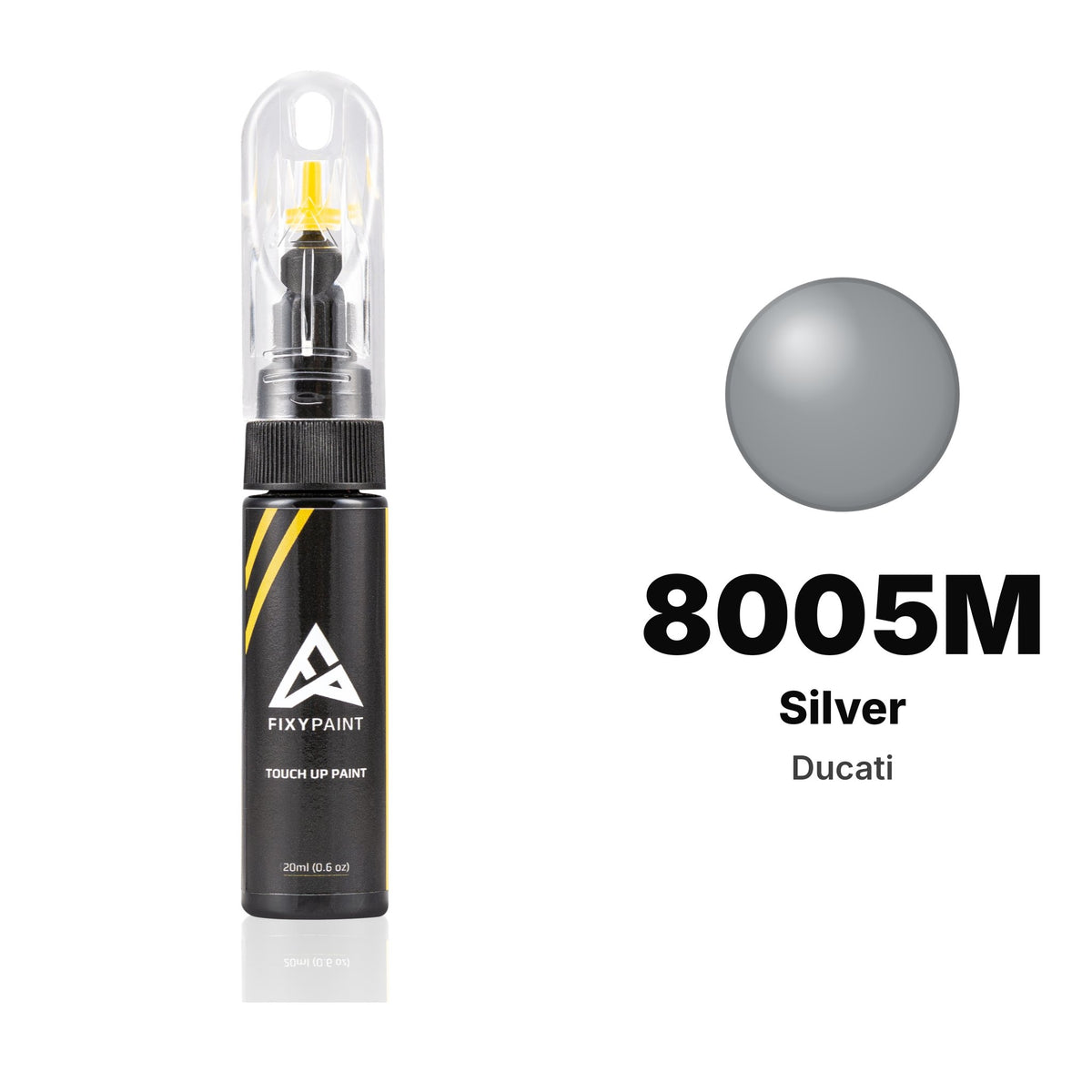 Ducati 8005M Silver touch-up paint, Basic kit