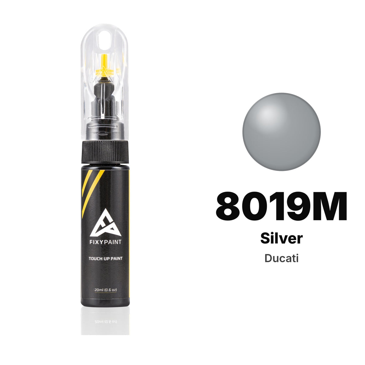 Ducati 8019M Silver touch-up paint, Basic kit
