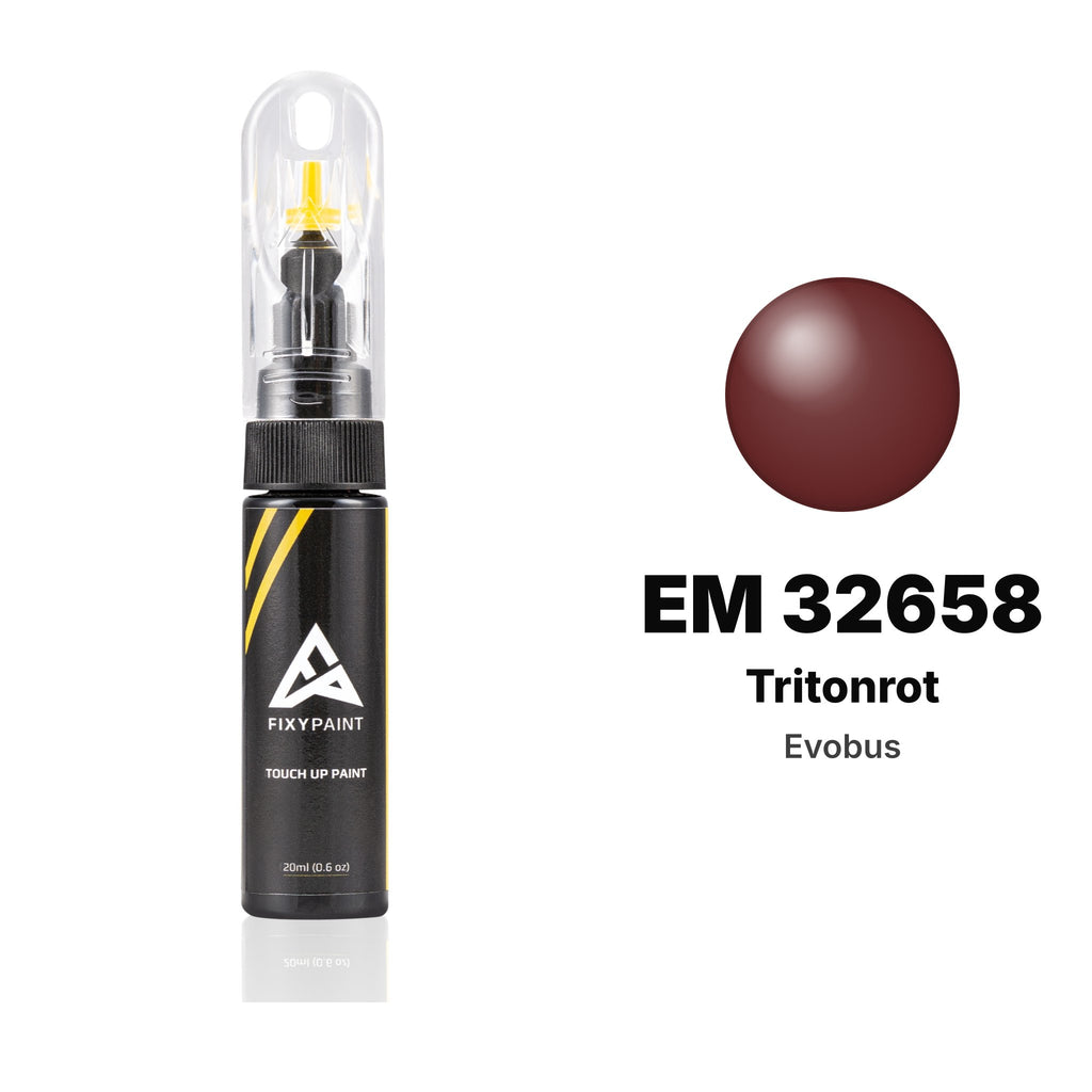 Touch-up paint for Evobus EM 32658 Tritonrot, Basic kit