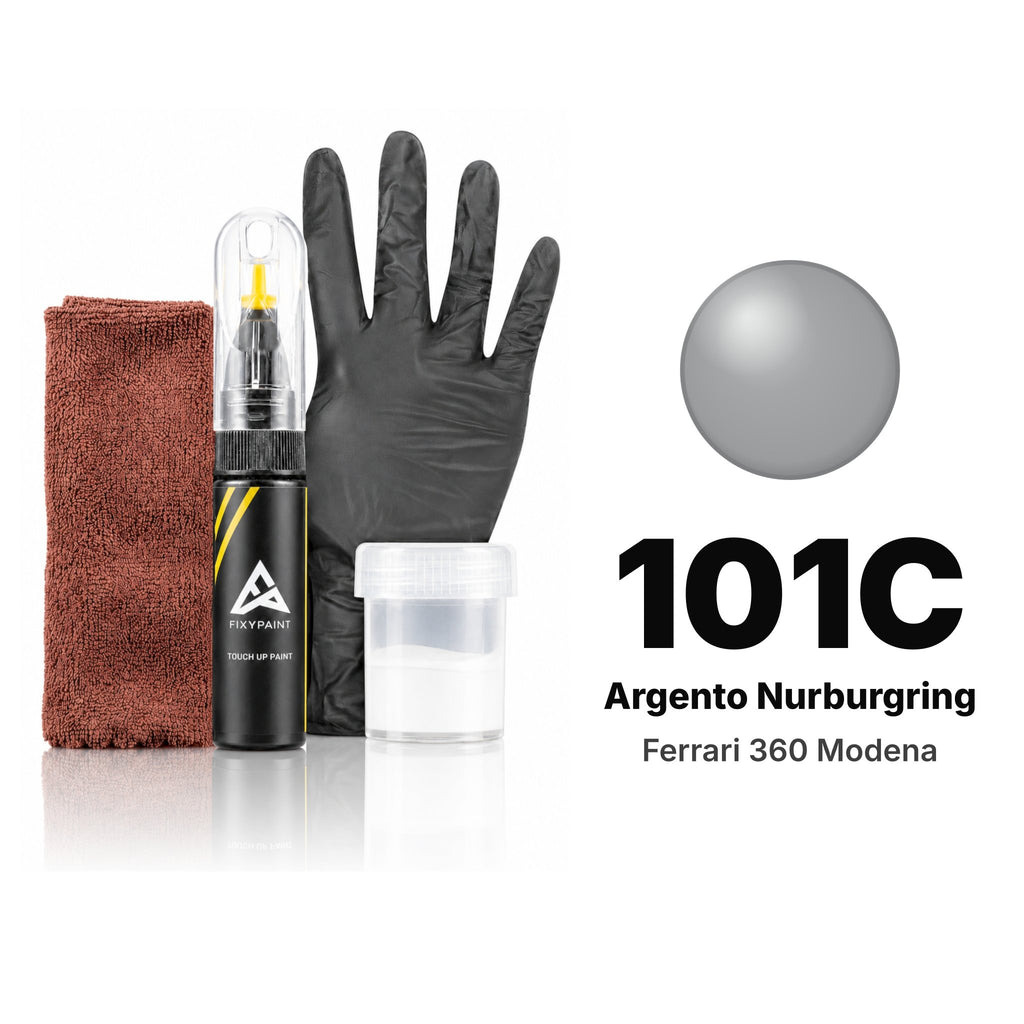 Touch-up paint for Ferrari 360 Modena 101C Argento Nurburgring, Complete kit