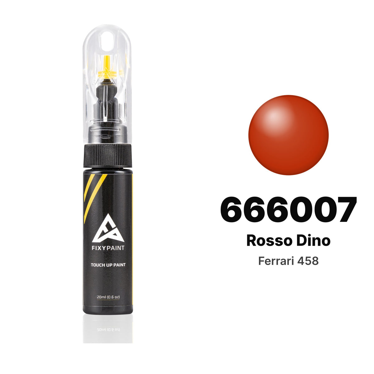 Touch-up paint for Ferrari 458 666007 Rosso Dino, Basic kit