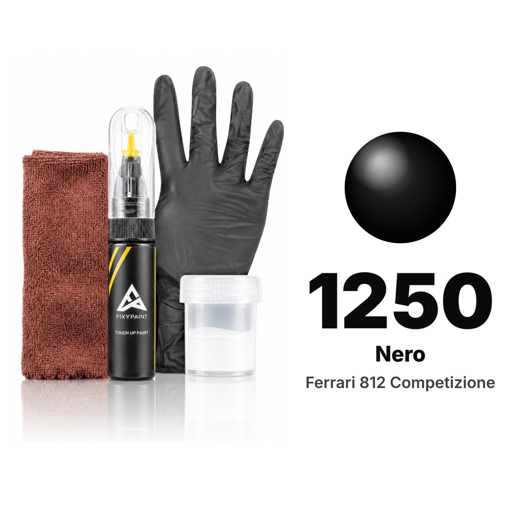 Touch-up paint for Ferrari 812 Competizione 1250 Nero, Complete kit