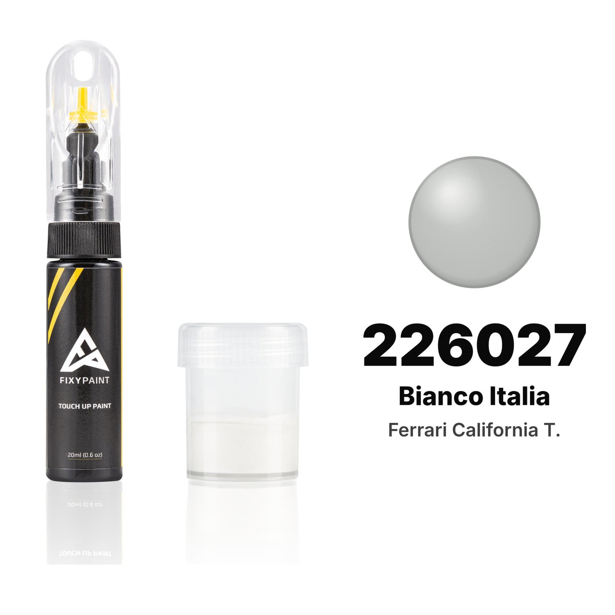 Lackstift für Ferrari California T. – 226027 Bianco Italia (2008–2015), Set Standard