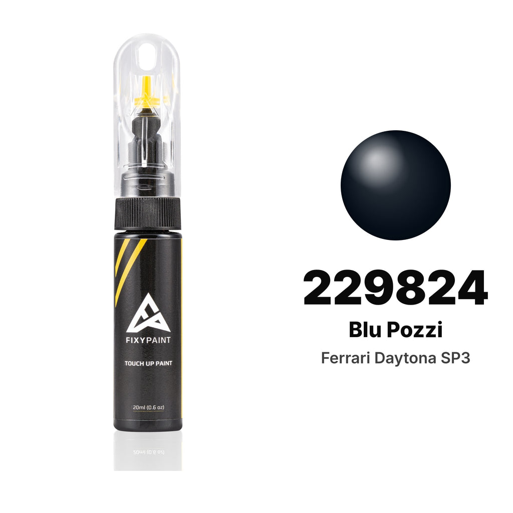 Touch-up paint for Ferrari Daytona SP3 229824 Blu Pozzi, Basic kit