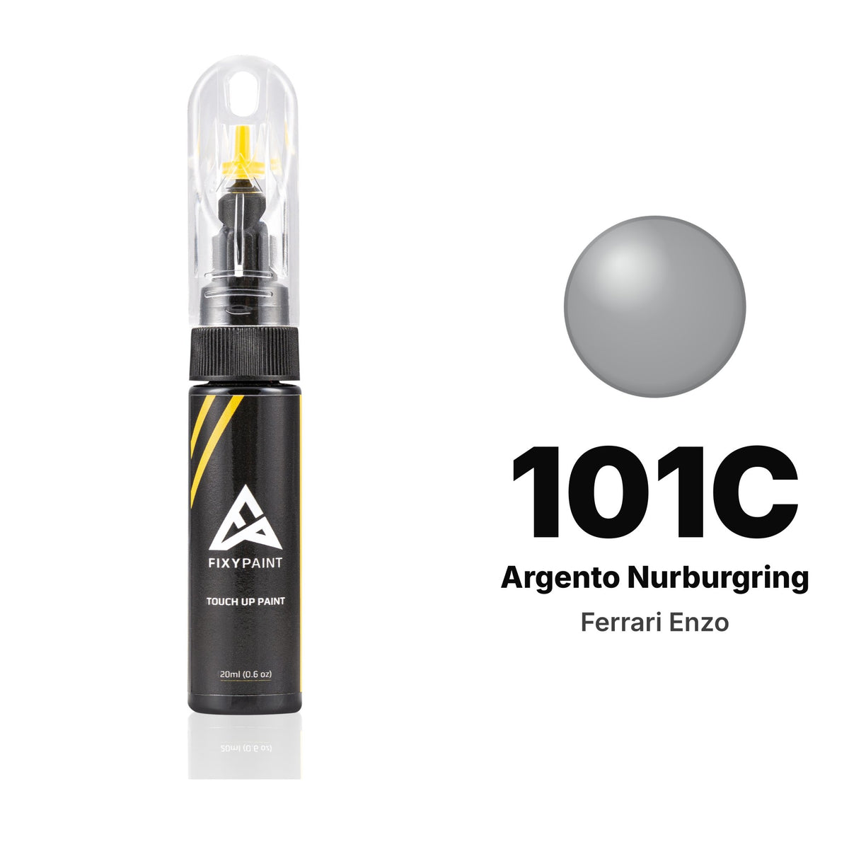 Touch-up paint for Ferrari Enzo 101C Argento Nurburgring, Basic kit