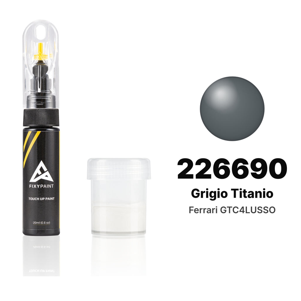 Lackstift für Ferrari GTC4LUSSO – 226690 Grigio Titanio (2019–2021), Set Standard