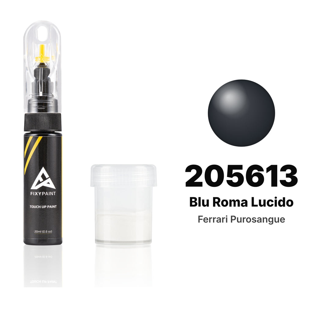 Pintura de retoque para Ferrari Purosangue – 205613 Blu Roma Lucido (desde 2023), kit Estándar