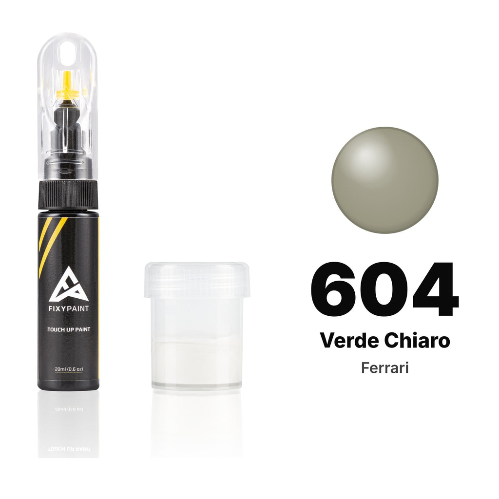 Vernice ritocco per Ferrari – 604 Verde Chiaro (tutti i modelli, 1987–1993), kit Standard