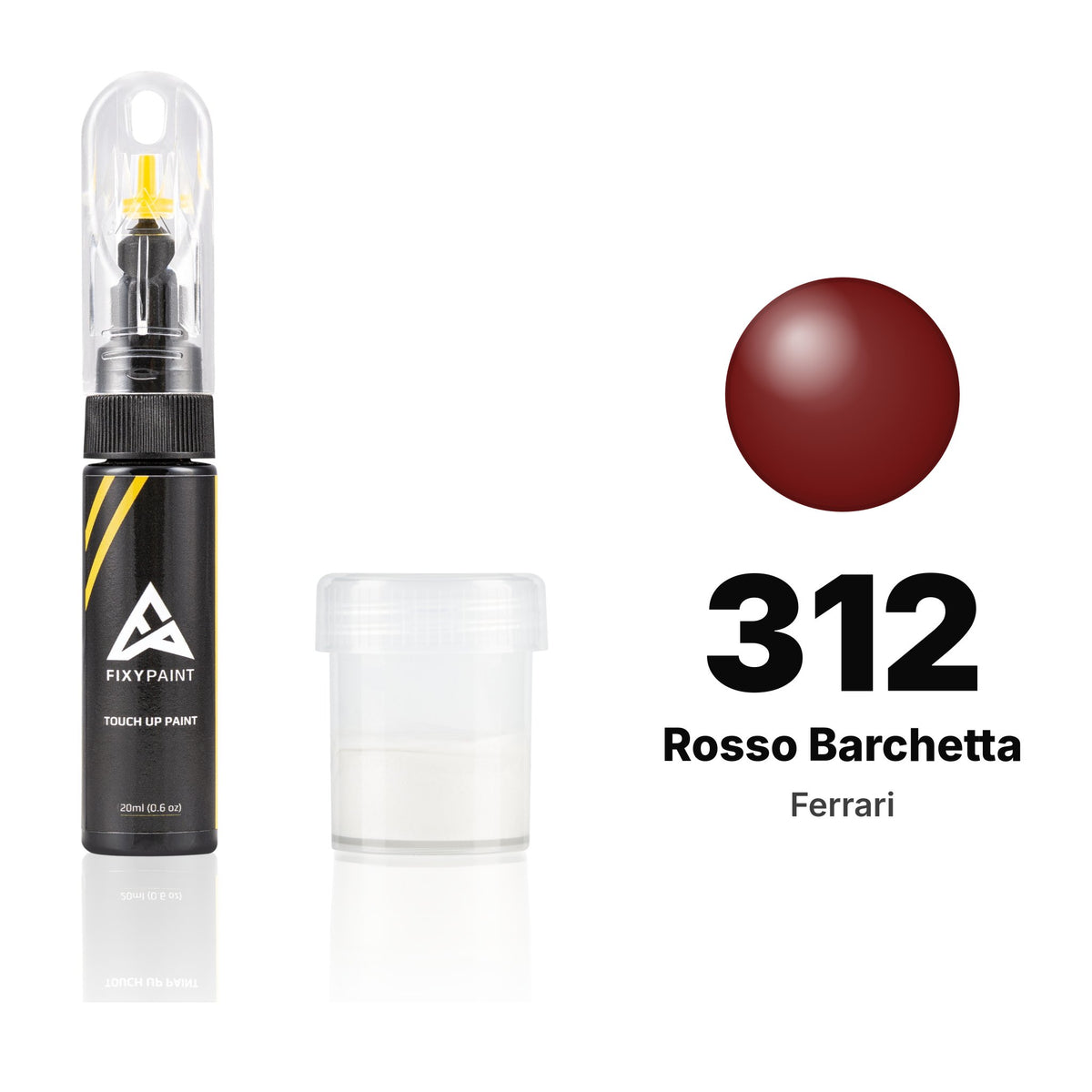 Touch-up paint for Ferrari 312 Rosso Barchetta, Standard kit