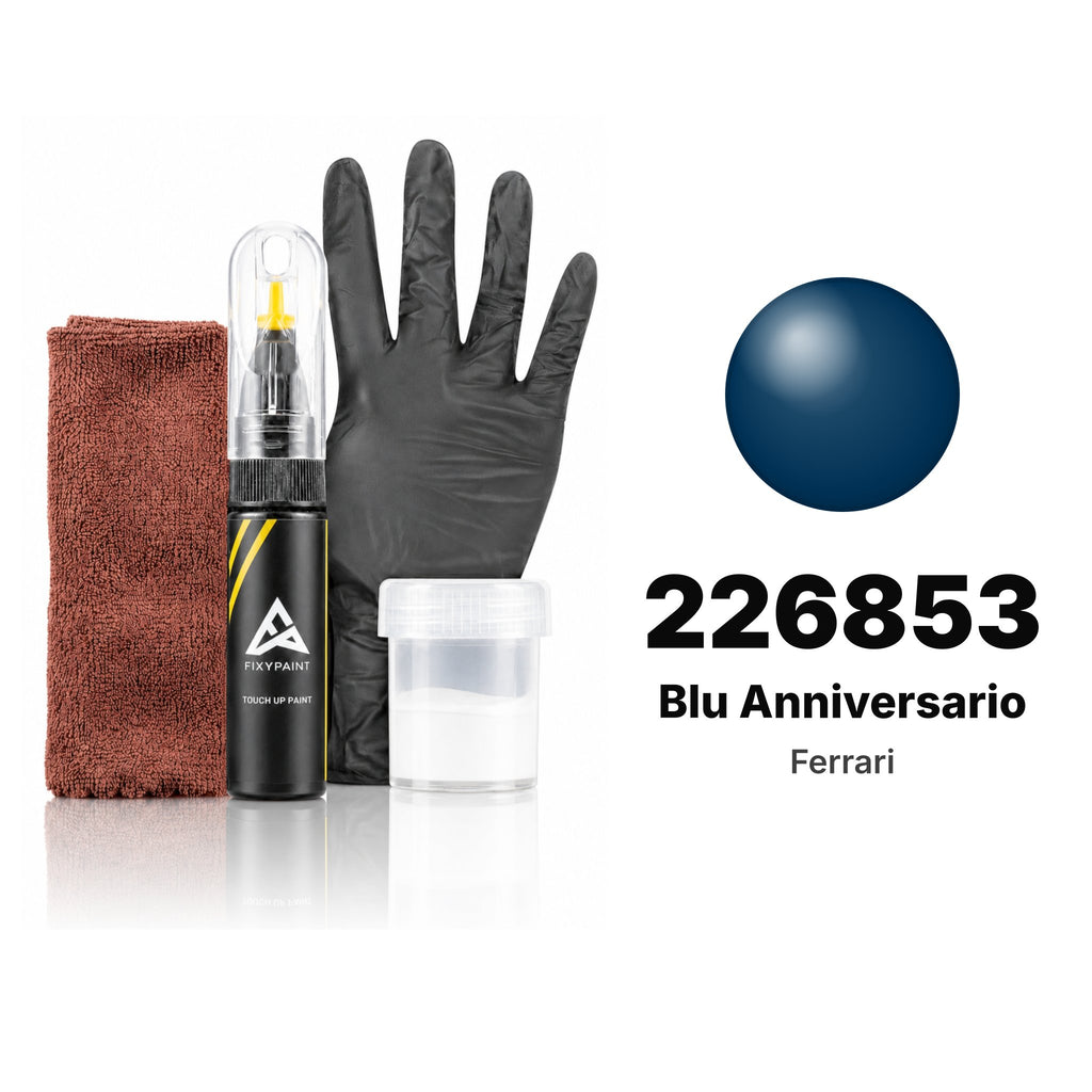 Touch-up paint for Ferrari 226853 Blu Anniversario, Complete kit